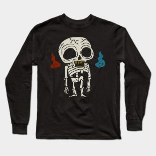 Helloween tshirt with nice Horro motive for creepy people Long Sleeve T-Shirt